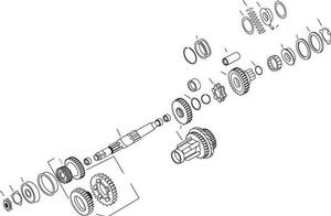 Andrews 2.60:1 1st Gear For 4-Speed Big Twin (5) Motorcycle Street - 201145