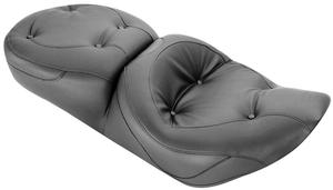 Mustang 1-Piece Ultra Touring Seat - Regal Style - No Studs Motorcycle Street - 75465
