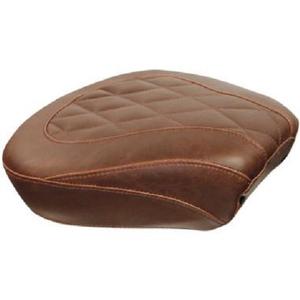 Mustang Wide Tripper Passenger Seat - Diamond Stitch - Brown Motorcycle Street - 76723