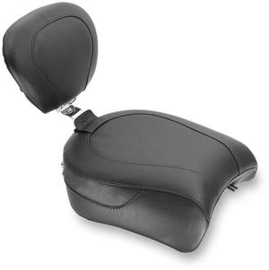 Mustang Wide Touring Passenger Backrest - Vintage Motorcycle Street - 79639