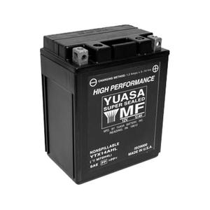 Yuasa YTX14H-BS High Performance Motorcycle Maintenance Free Battery Motorcycle Street - YUAM6RH4H