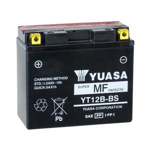 Yuasa YT12B-BS Maintenance Free Battery VRLA Motorcycle Street - YUAM6212B