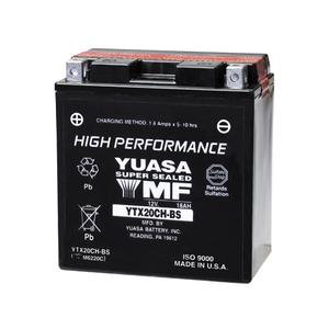 Yuasa YTX20CH-BS High Performance Motorcycle Maintenance Free Battery Motorcycle Street - YUAM6220C