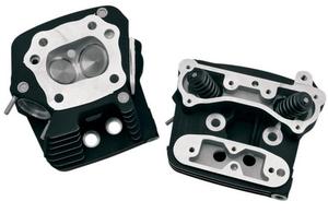 S&S Cycle Cylinder Heads For Evo Motors With Stock-Style Pistons - Black Powder-Coat Motorcycle Street - 106-4570