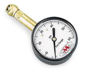 Bikemaster 0-15 Psi Accugage Std Tire Pressure Gauge 1/4 Lb Increments Tire Tools - 15XGA