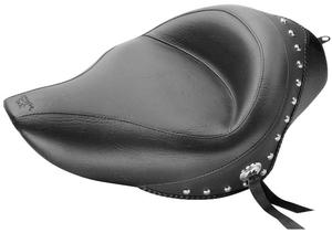 Mustang Wide Touring Studded Solo Seat Motorcycle Street - 76153