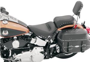 Mustang Studded Standard Rear Seat - Chrome Studs Motorcycle Street - 76175