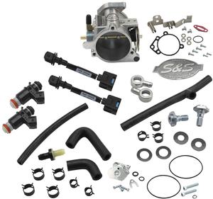 S&S Cycle 52mm Single Bore EFI Throttle Body/Fuel Rail Kit Motorcycle Street - 17-5067