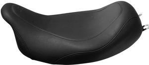 Mustang Wide Tripper Solo Seat - Smooth - Black Motorcycle Street - 76734