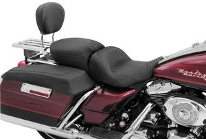 Mustang 1-Piece Lowdown Touring Seat - No Studs Motorcycle Street - 79670