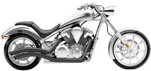 Cobra Speedster Swept Exhaust Motorcycle Street - 1233B