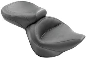Mustang Wide Touring One-Piece Seat - Vintage Motorcycle Street - 75735