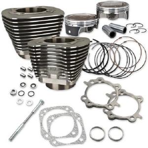 S&S Cycle 124in. Big Bore Kit - Silver Powder-Coat Motorcycle Street - 910-0338