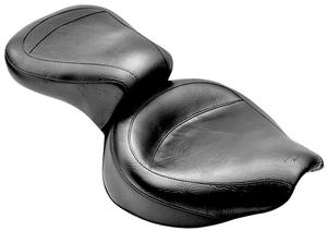 Mustang Wide One-Piece Touring Seat - Plain Motorcycle Street - 75734