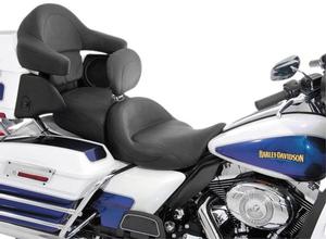 Mustang Super Touring One-Piece Vintage Seat With Driver Backrest Motorcycle Street - 79556