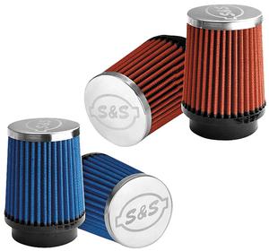 S&S Cycle Induction System Replacement Filter - Red Motorcycle Street - 17-1020