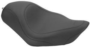 Mustang Wide Tripper Solo Seat - Smooth - Black Motorcycle Street - 76724
