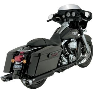 Vance & Hines Dresser Duals Head Pipes - Black Motorcycle Street - 46799