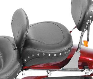 Mustang Recessed Rear Seat For Wide Touring Studded Seat Motorcycle Street - 79114