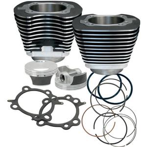 S&S Cycle 106in. Big Bore Kit - Black Powder-Coat Motorcycle Street - 910-0206