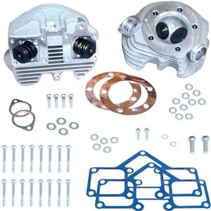 S&S Cycle Super Stock Cylinder Heads (O-Ring Intake) - 3-5/8in. Bore - Natural Finish Motorcycle Street - 90-1497