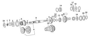 Andrews 2.44:1 1st Gear For 4-Speed Big Twin (5) Motorcycle Street - 201105