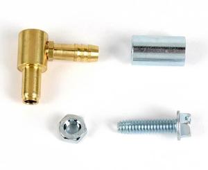 Yost Performance Hi-Flow Fuel Nipple - Single Outlet - Brass Motorcycle Street - CVN1