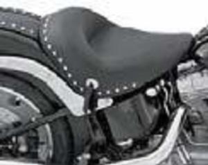 Mustang Studded Wide Solo Seat Motorcycle Street - 76249