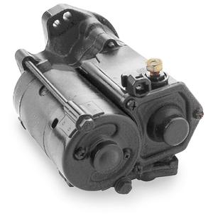 Spyke 1.4kw Starter Motor - Wrinkle Black Motorcycle Street - 401416