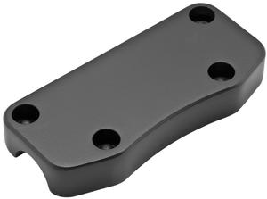 Wild 1 Handlebar Clamp - Smooth - Black Motorcycle Street - WO505B
