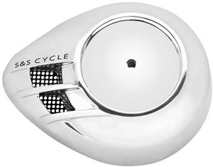 S&S Cycle Billet Air Cleaner Cover - Air Stream - Chrome Motorcycle Street - 170-0118