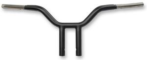 Wild 1 1 1/4in. Chubby Psycho Handlebar - Street Fighter Bar - Blac Motorcycle Street - WO556B