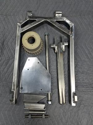 Carlson Customs 240 Wide Swingarm Kit 2