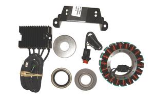 Compu-Fire 3 Phase Charging System With Non-Vented Rotor For 1981 To 1999 EVO Motorcycle Street - 55570