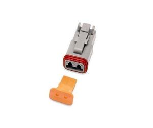 Namz Deutsch Plug - 2-socket - Gray Motorcycle Street - DP-2G
