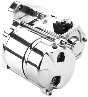 Spyke 1.4kw Starter Motor - Chrome Motorcycle Street - 401216