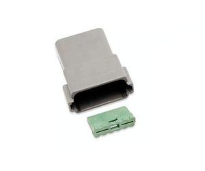 Namz Deutsch Receptacle - 12-Pin - Gray Motorcycle Street - DR-12G