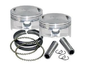 S&S Cycle Forged Piston Kit For 106CI. Stroker Kit - Std Bore 3 7/8in. - .020in. Ovesized Motorcycle Street - 92-1212