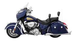 Mustang Vintage Wide Touring Seat With Driver Backrest Motorcycle Street - 79760