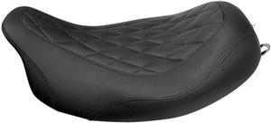 Mustang Wide Tripper Solo Seat - Diamond Stitch - Black Motorcycle Street - 76694