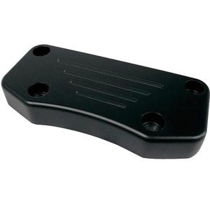 Wild 1 Ball Milled Billet Top Clamp With Exposed Mounting Bolts - B Motorcycle Street - WO506B