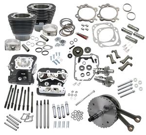 S&s Cycle 124in. Hot Set Up Kits With Heads Cylinder Kits - 900-0565