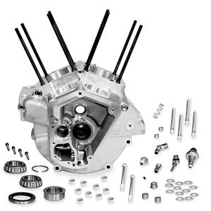 S&S Cycle Super Stock Alternator Style Crankcase - Natural - Standard Bore Motorcycle Street - 31-0003