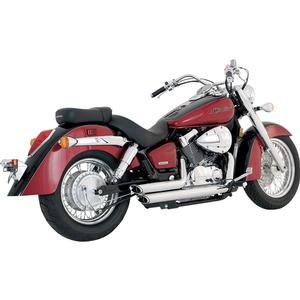 Vance & Hines Shortshots Staggered Exhaust System - Chrome Motorcycle Street - 18419