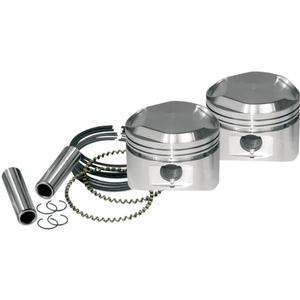 S&S Cycle Forged Piston Kit For XL1200 - Std Bore - .010in. Oversized Motorcycle Street - 92-2017