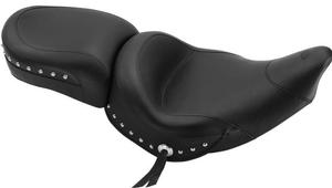 Mustang Studded Wide Touring Solo Seat Motorcycle Street - 75362
