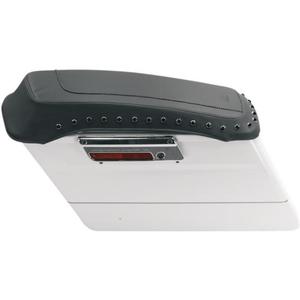 Mustang Saddlebag Lid Covers - Black Studs Motorcycle Street - 77600