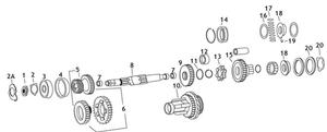 Andrews 1st And 2nd Gear Set For 4-Speed Big Twin (6) Motorcycle Street - 201020