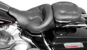 Mustang 1-Piece Ultra Touring Seat - Regal Style - No Studs Motorcycle Street - 75537