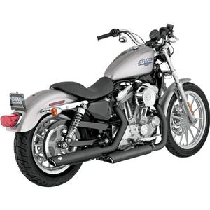 Vance & Hines Twin Slash 3in. Slip-Ons - Black Motorcycle Street - 46839